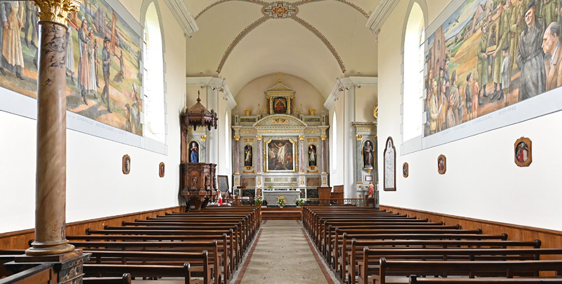 Intérieur de l’église de Comblessac