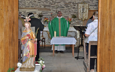 Célébration de la messe de Sainte Reine le 7 septembre 2014