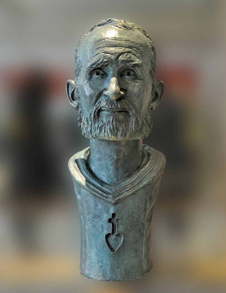 Bronze de Charles de Foucauld réalisé en 2021 par Lafontaine-de-Bayser ; N° 1 sur 8. Fondeur Avangini