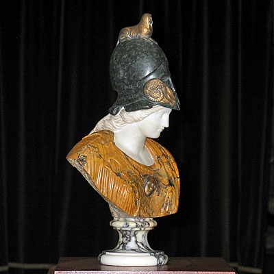 Buste d’Athéna : Collection musée du souvenir