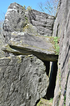 Grotte de Saint Couturier actuelle, près du château du bois du loup