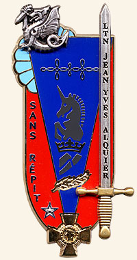 Insigne promotion : Lieutenant Jean Yves ALQUIER