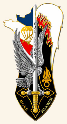 Insigne de la promotion ESM N° 212 : Général LEFORT