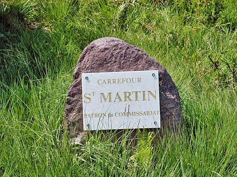 Stèle Saint Martin, au point côté 137
